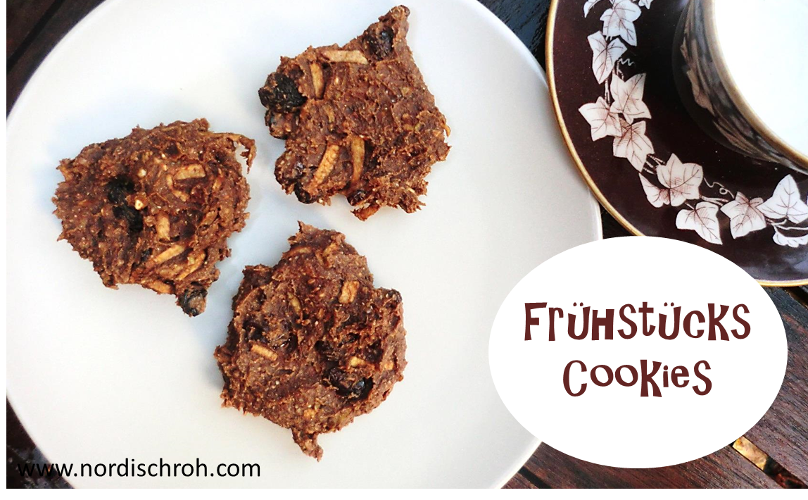Rohkost Cookies frühstücks cookies