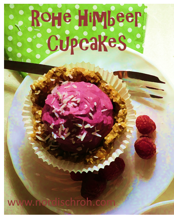 Rohkost Himbeer Cupcakes 30