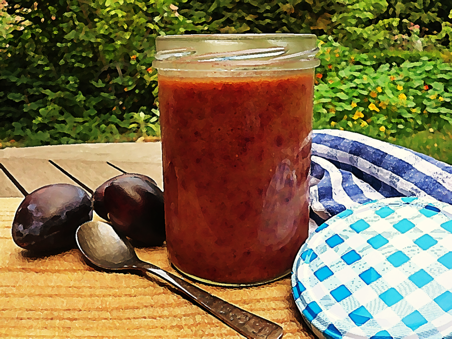 Oma Lores Zwetschgenmus 2 Oma Lores Zwetschgenmus 1
