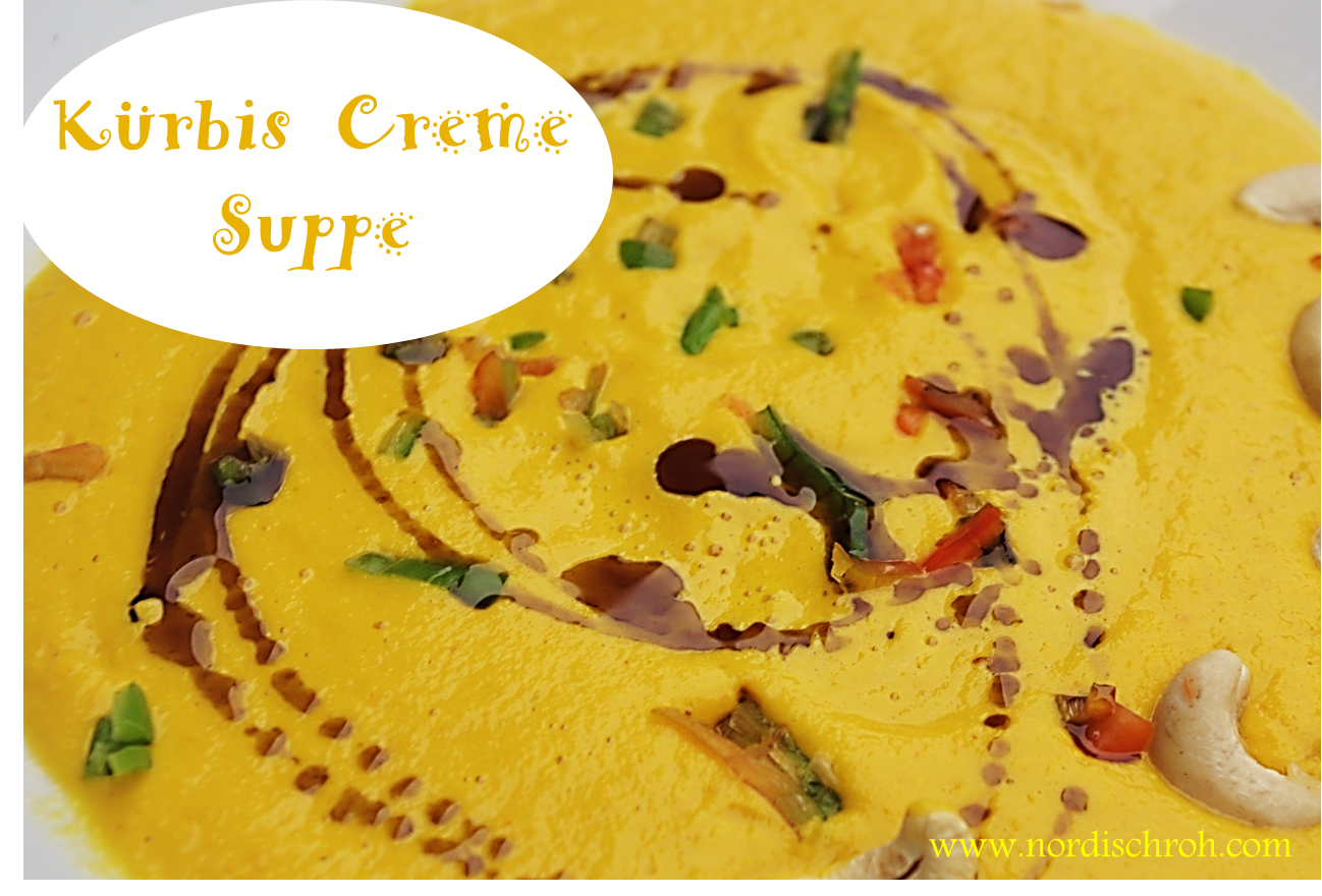 Indische Kürbis Creme Suppe 5