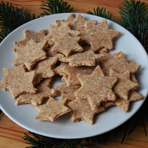 Ingwer-Zitronen-Sterne: Rohe Weihnachtskekse 4 Ingwer-Zitronen-Sterne: Rohe Weihnachtskekse 3