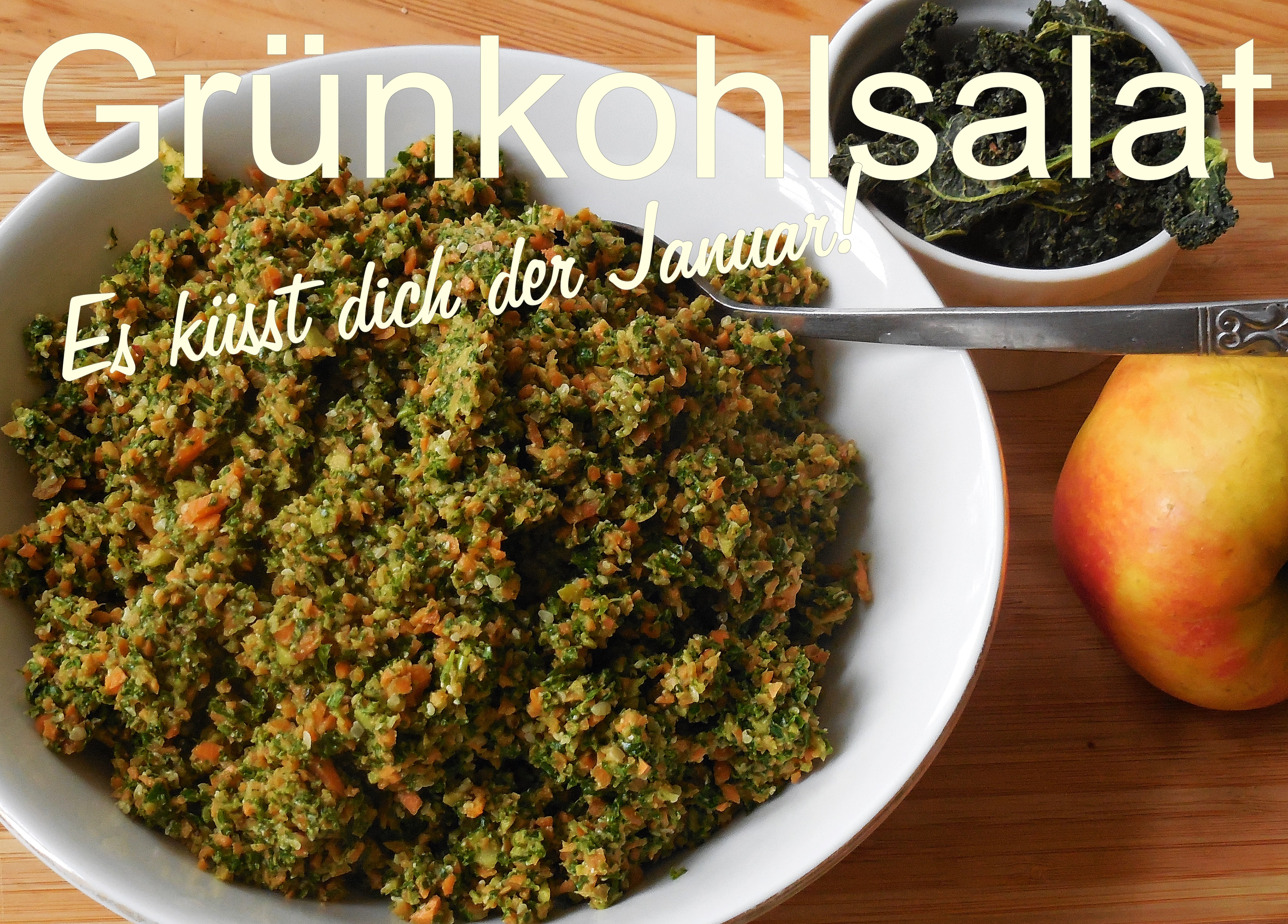 Grünkohl-Salat: Es küsst dich der Januar! 3 DSCN0561