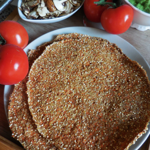 Gekeimte Quinoa-Fladen 1