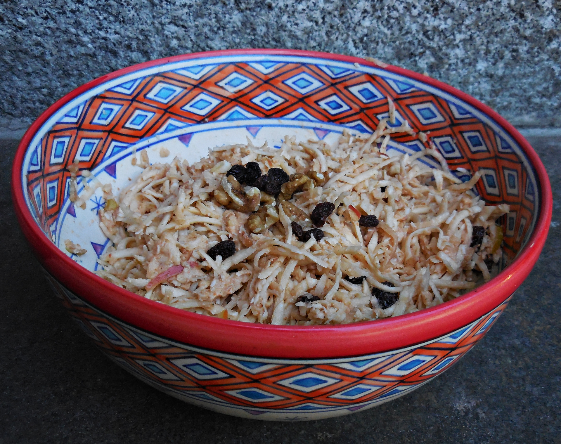 Sellerie-Salat mit Aprikosencreme