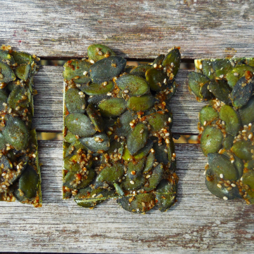 Kürbiskern-Cookies 1
