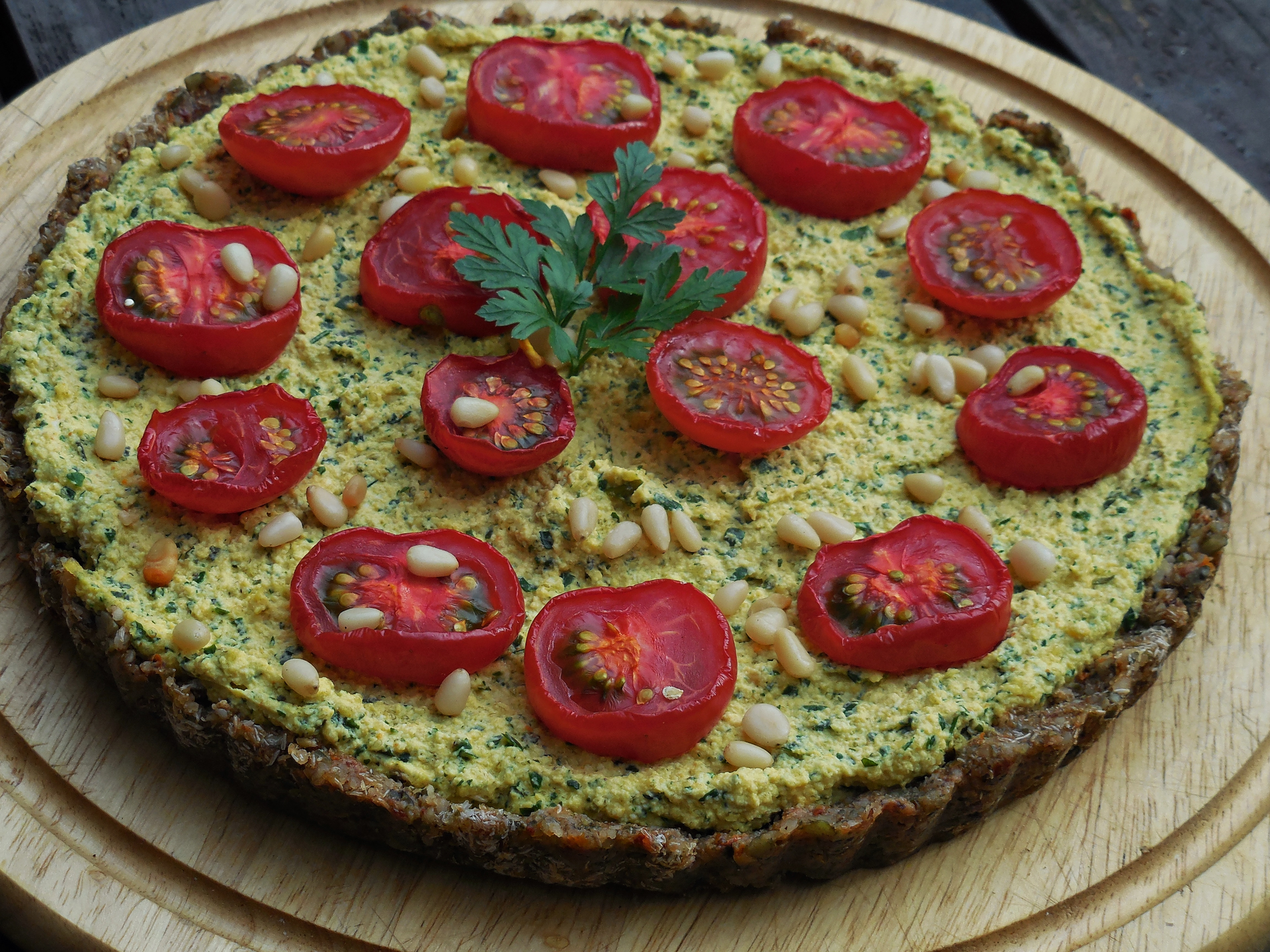 Französische Kürbis-Quiche