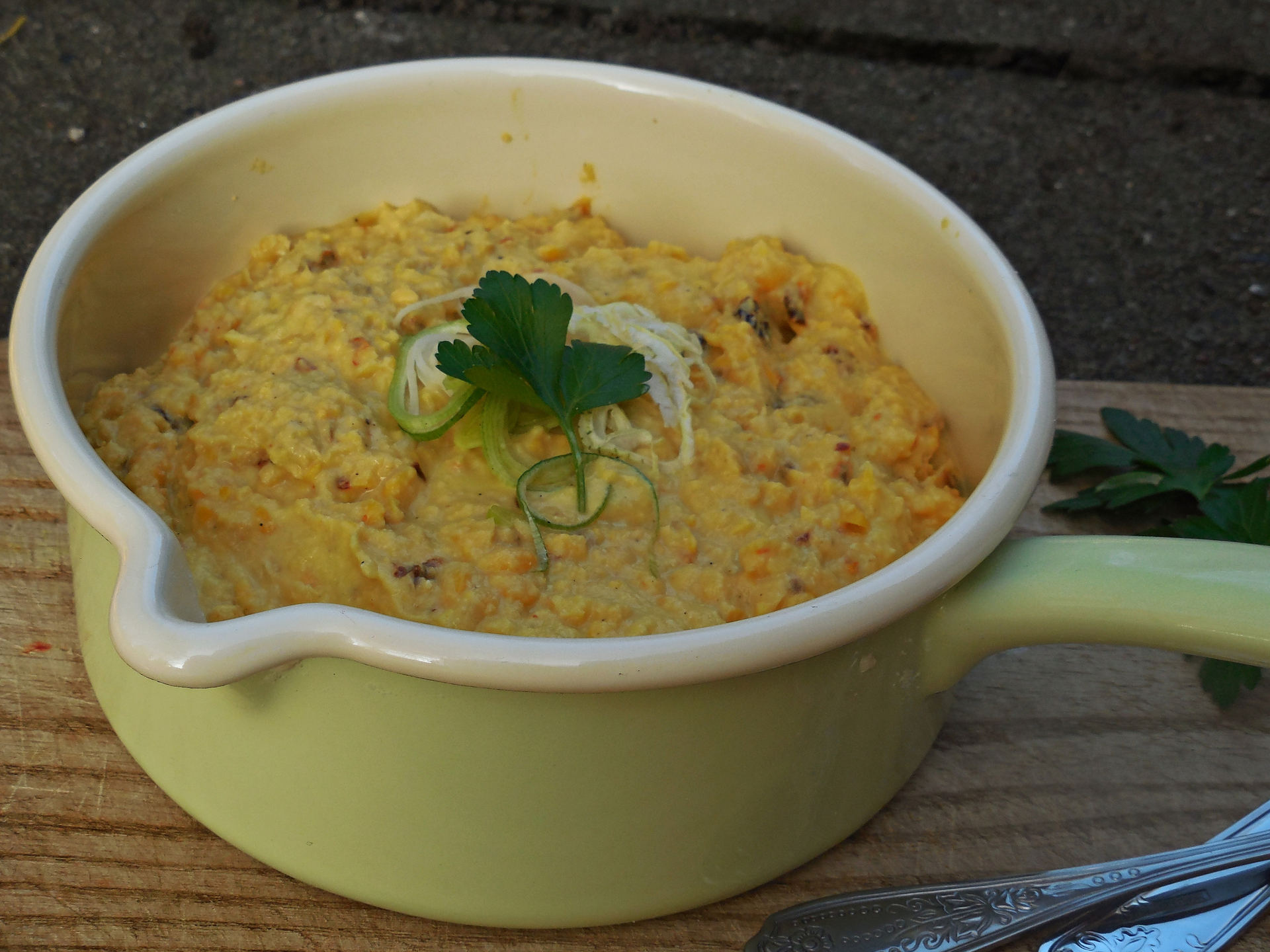 Dicke Käse-Mais-Suppe