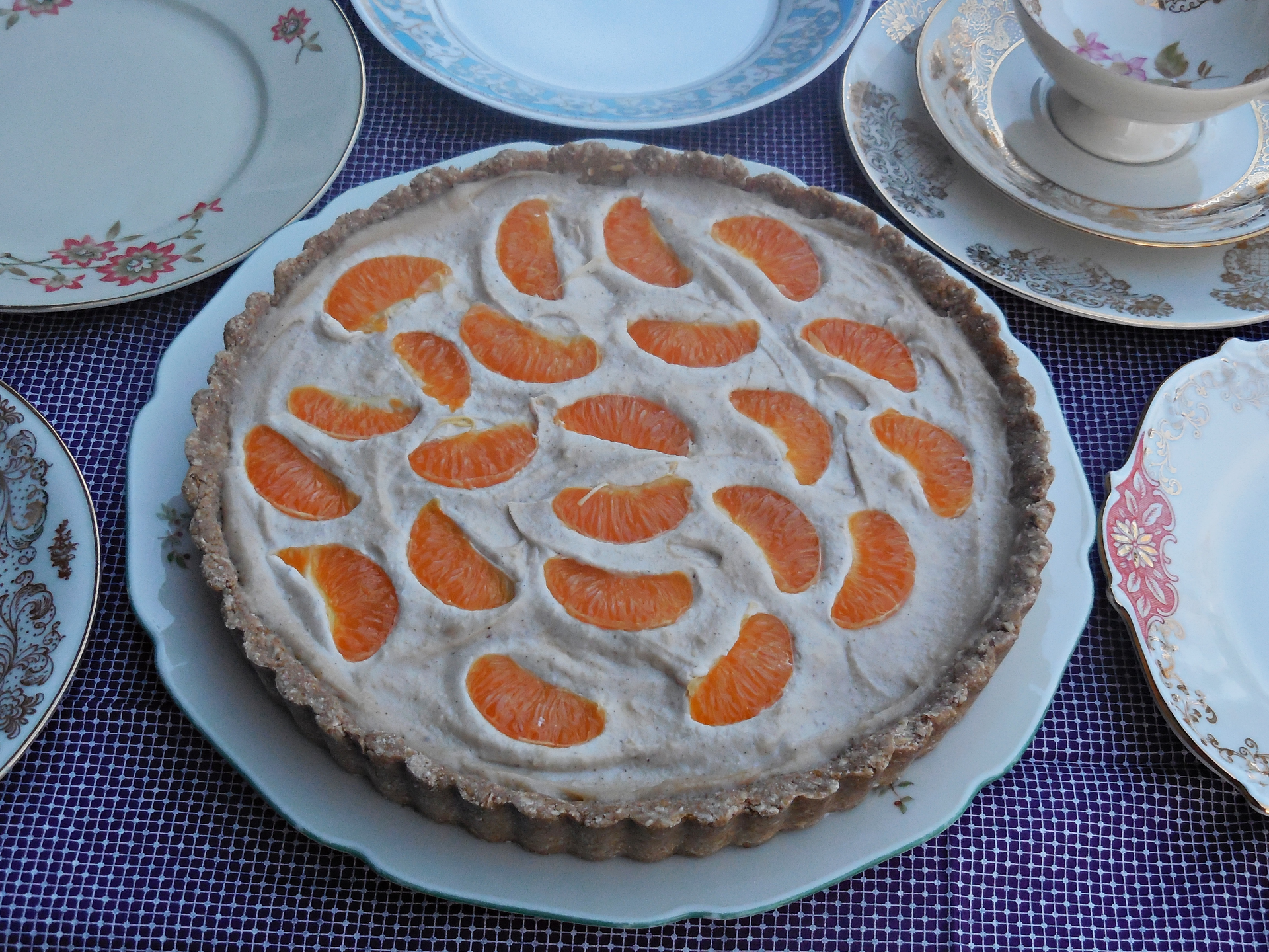 Oma Lores Mandarinen-Kuchen von oben