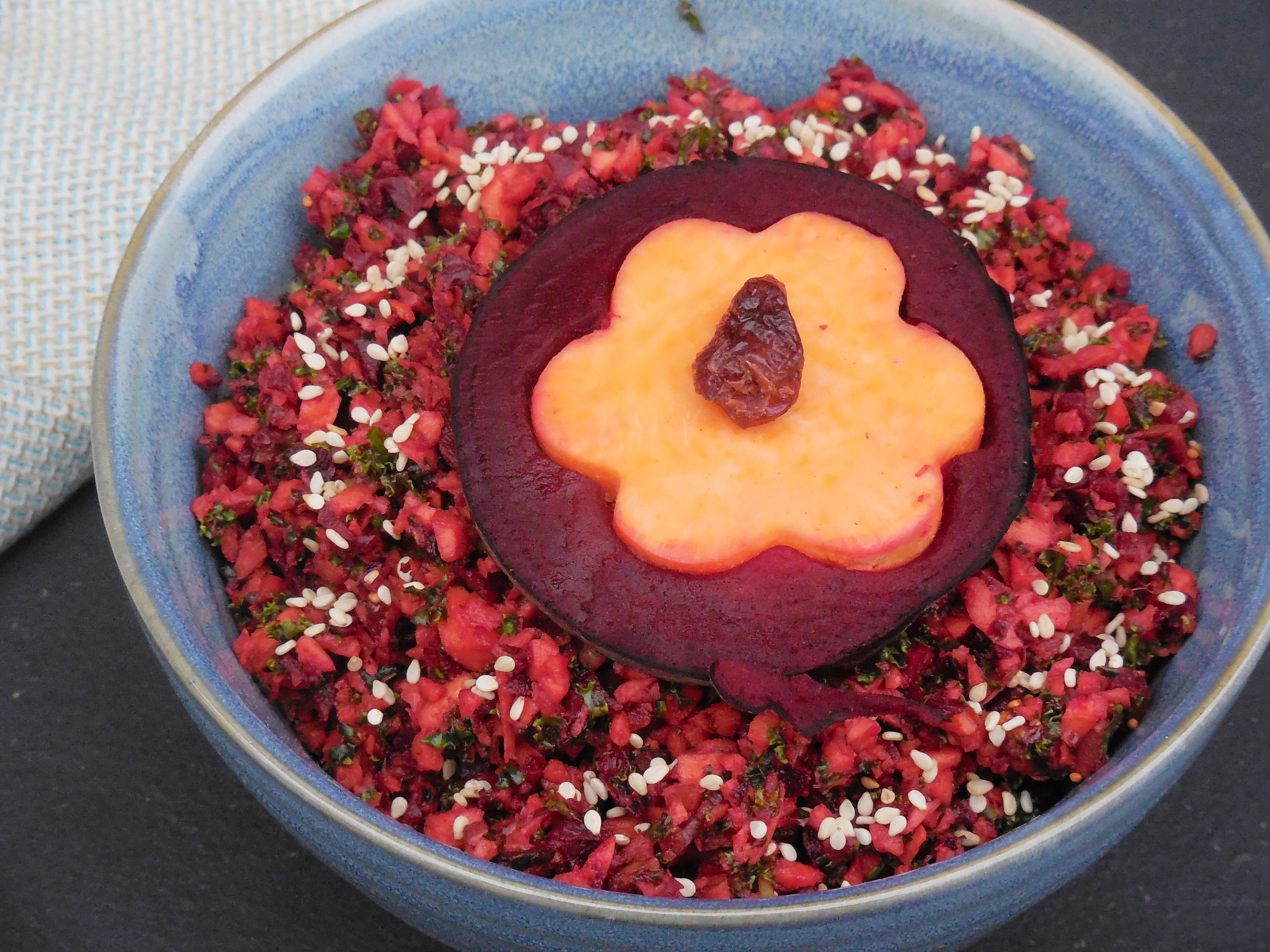 Lunch Bowl: Süßkartoffel mit rote Bete und Kurkuma 32