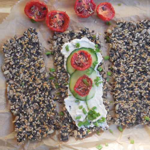 Knusprige Sesam Cracker 5 Knusprige Sesam Cracker 4
