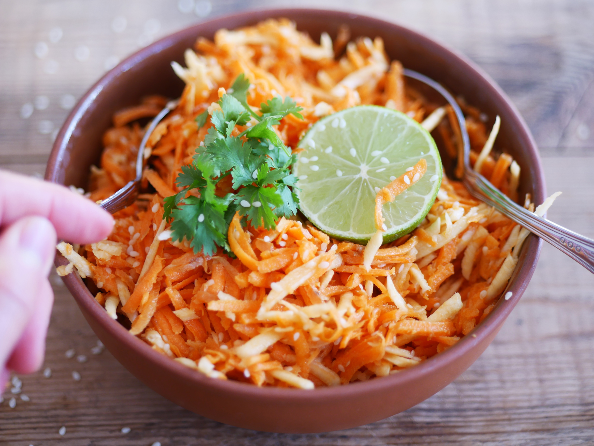Möhren-Pastinaken-Salat