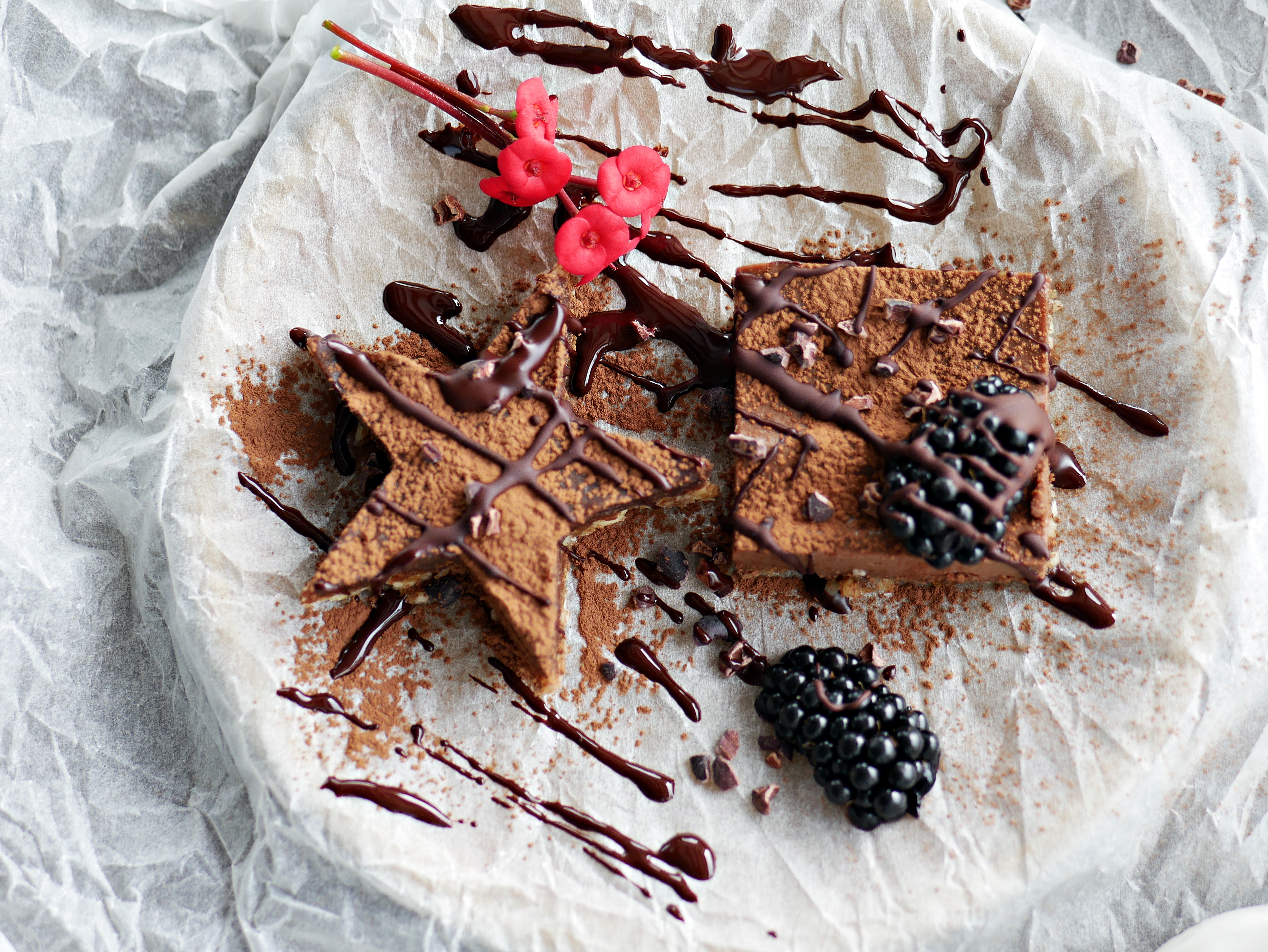 Rohkost Lebkuchen Cheescake