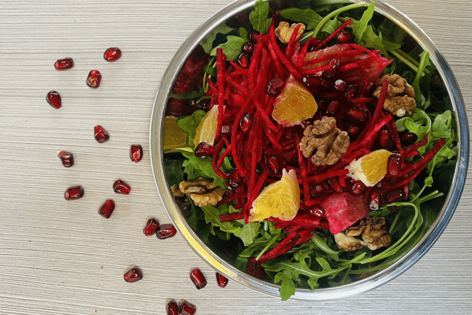 Sweet, Hot & Thanksgiving: Wärmender Salat mit Rote Bete und Rucola 5