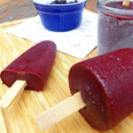 Heidelbeer-Eis roh vegan aus Wildheidelbeeren