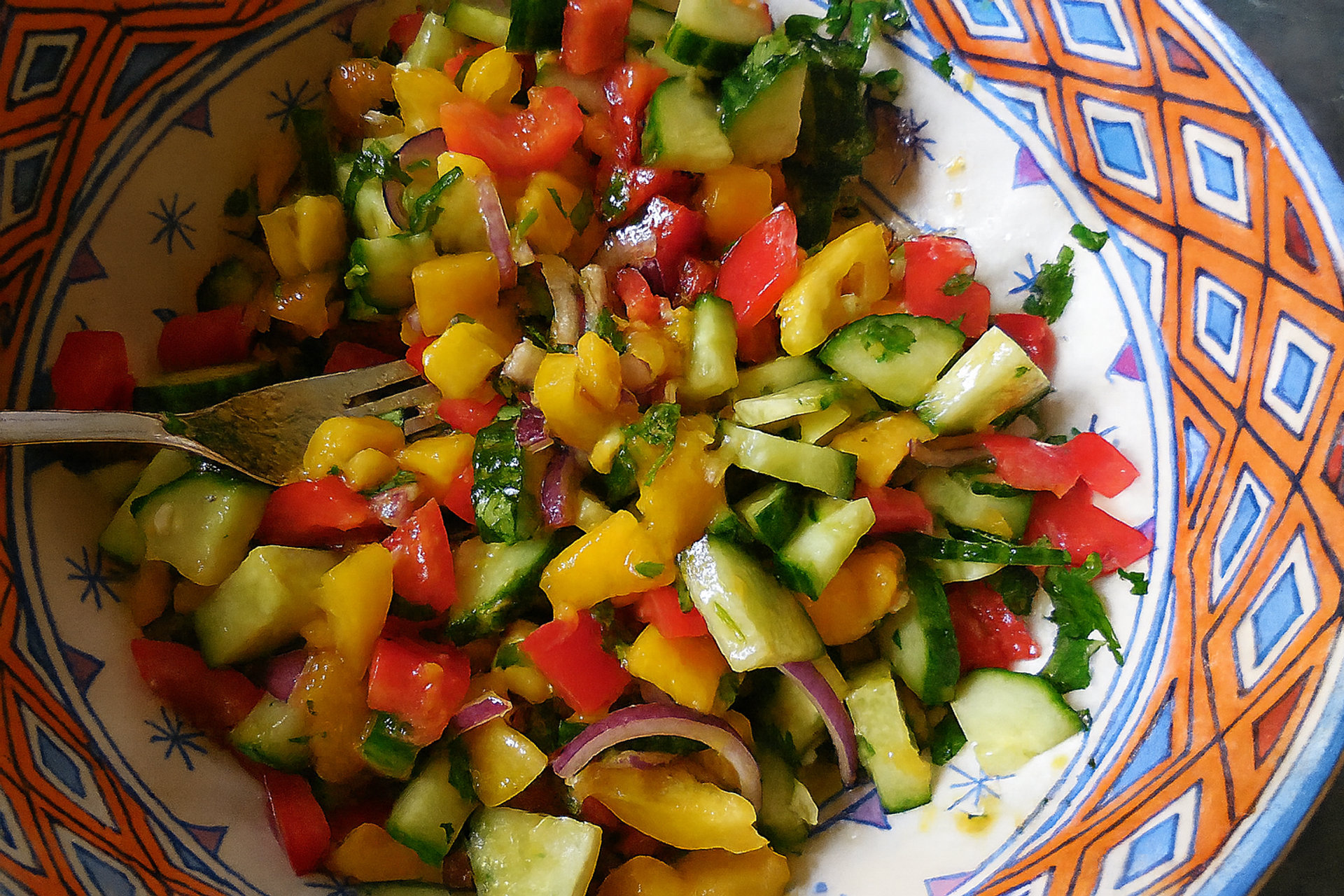 Exotischer Mango-Salat