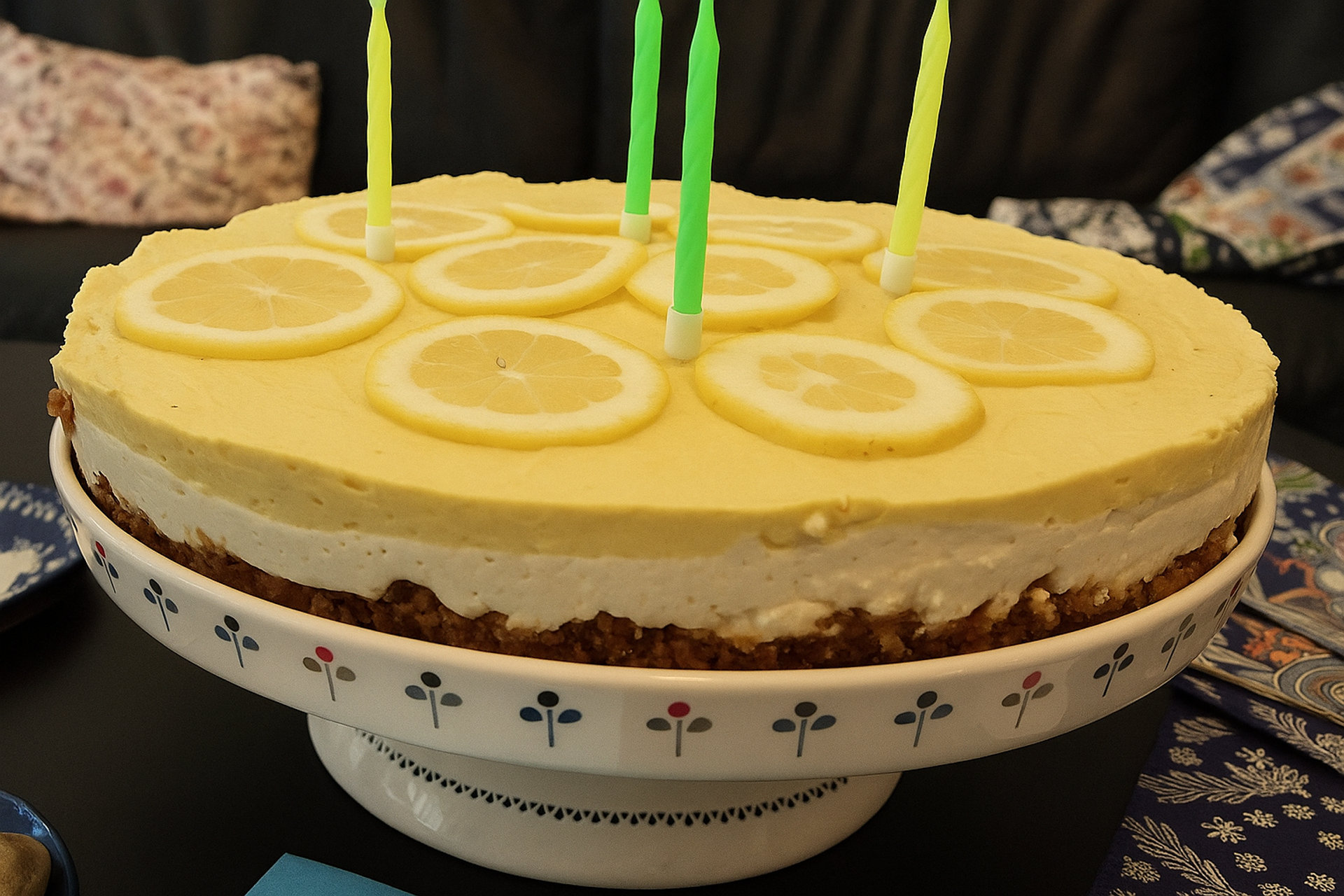 Zitronen Mango Käsekuchen